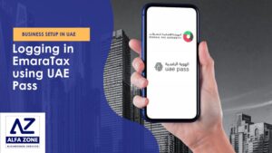 Logging in EmaraTax using UAE Pass - emaratax login